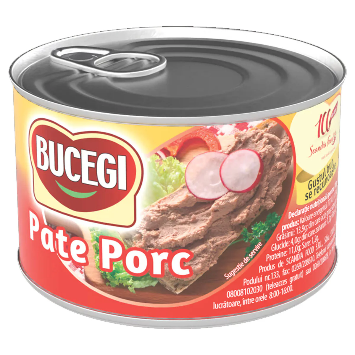 Bucegi - Pork Liver Pate (Pate Porc) - 200g