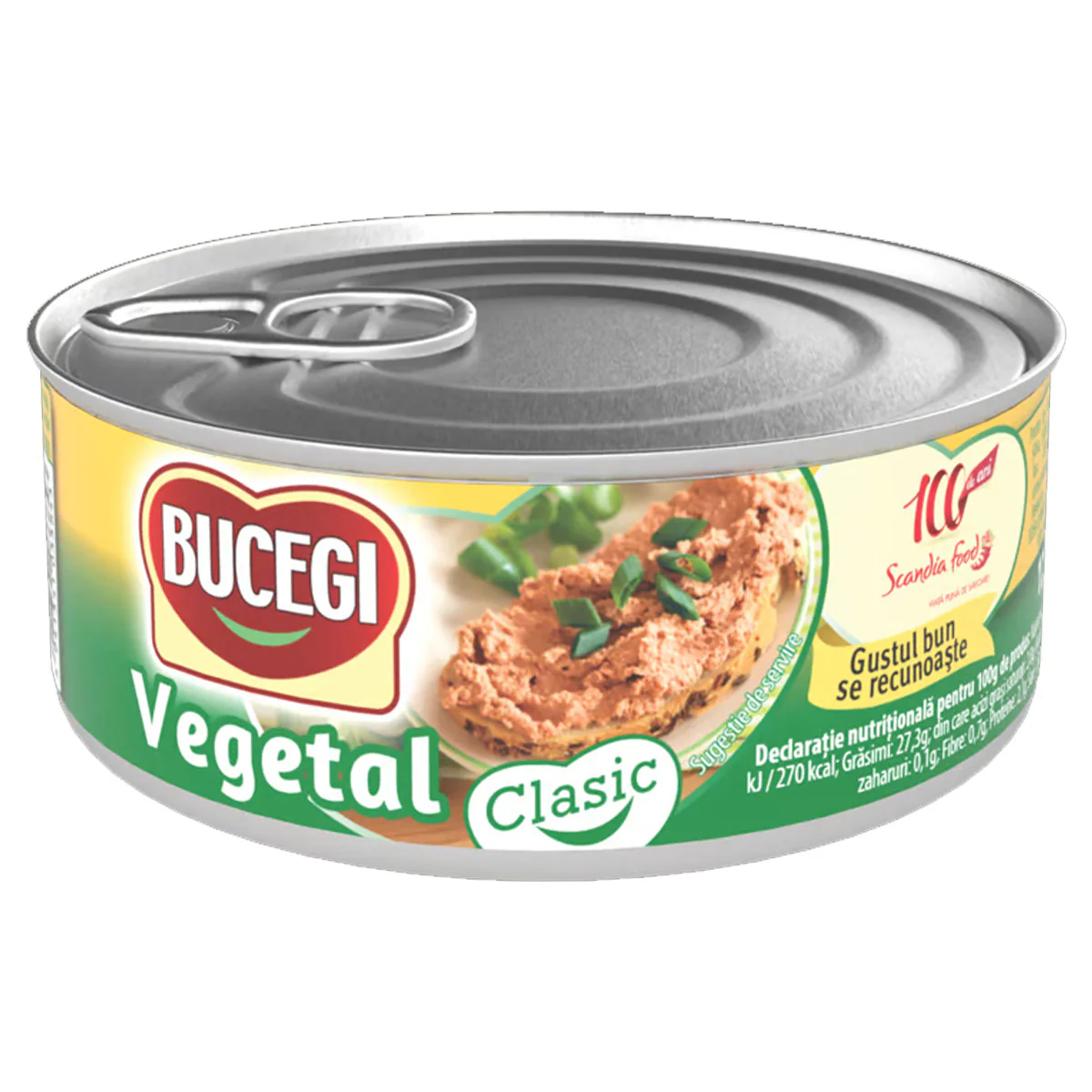 Bucegi - Vegetable Pate (Vegetal Clasic) - 120g