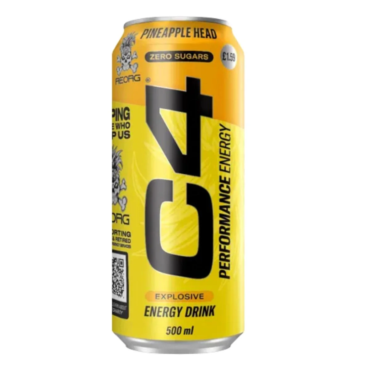C4 - Energy Carbonated Pineapple - 500ml