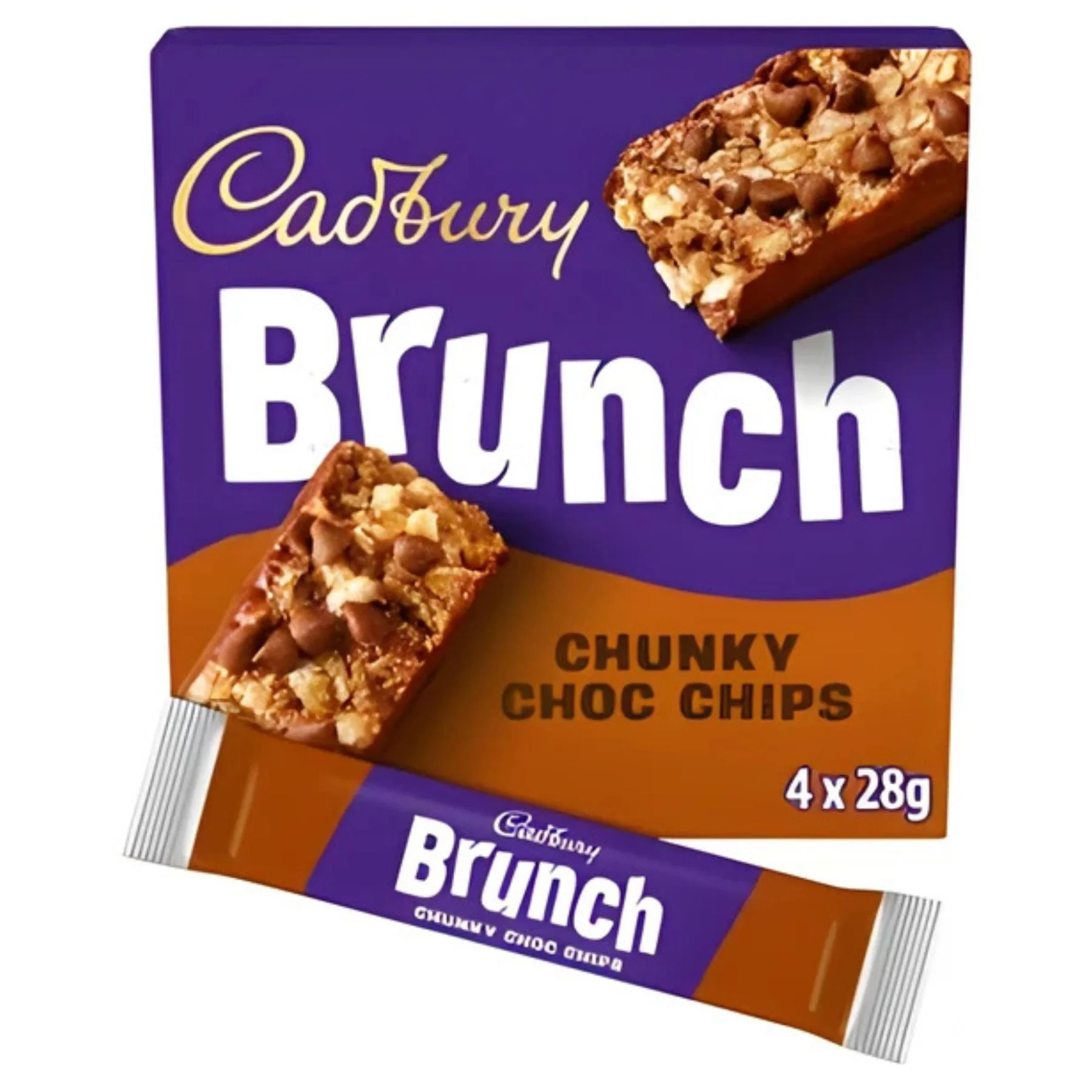 Cadbury - Brunch Chunky Choc Chip - 4 x 28g