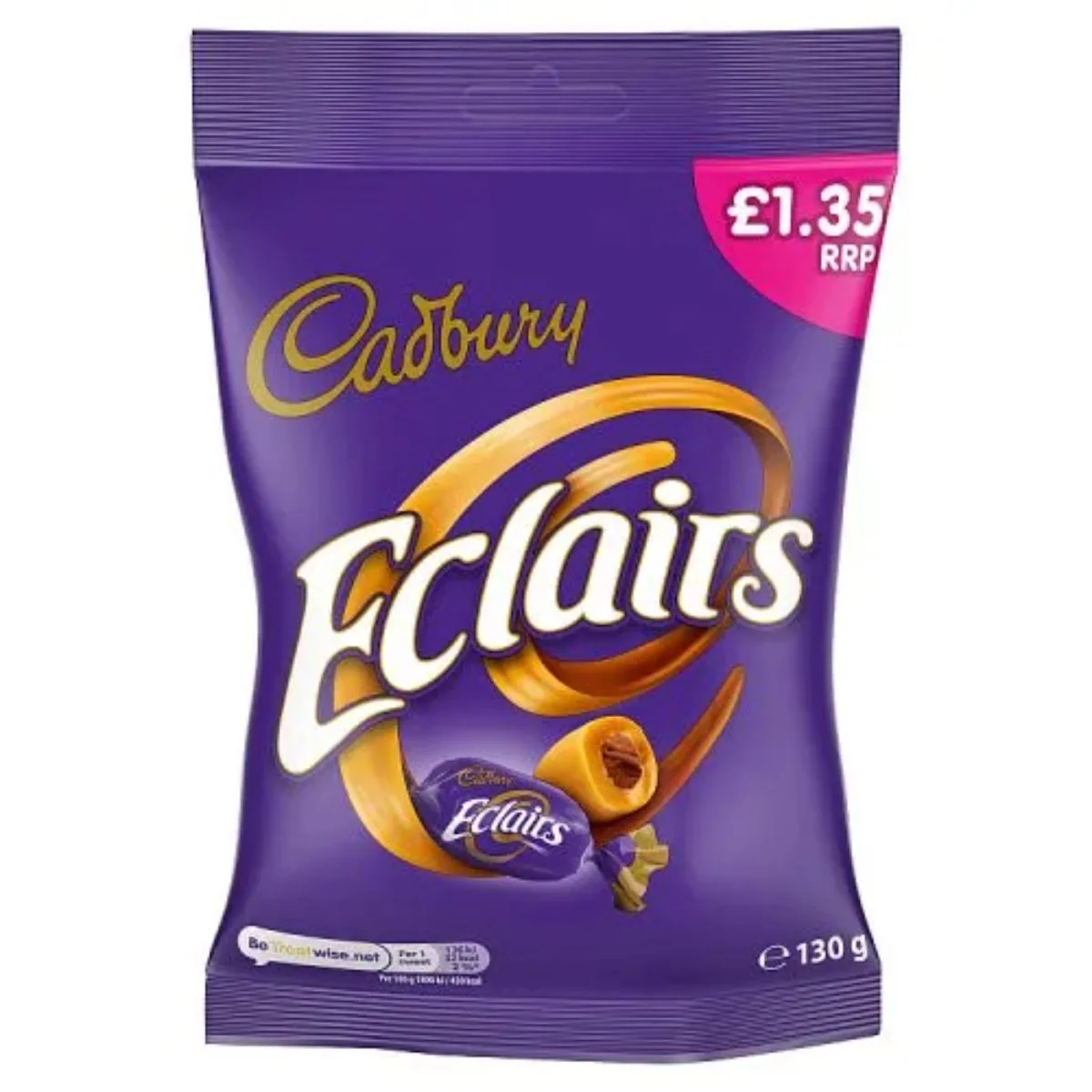 Cadbury  - Eclairs Chocolate Bag £1.35 PMP - 130g