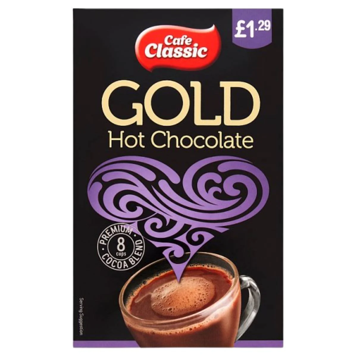 Cafe Classic - Gold Hot Chocolate - 8 x 25g