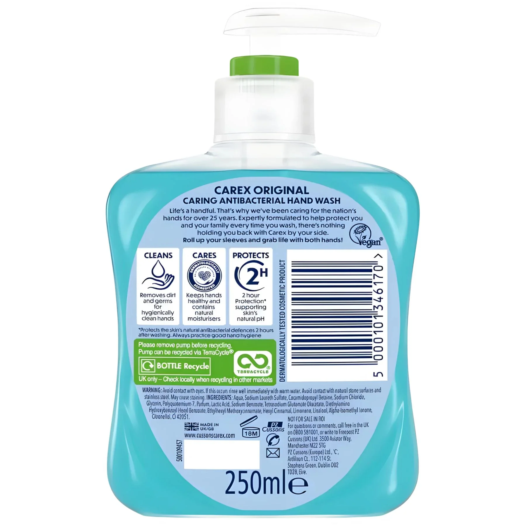 Carex - Original Hand Wash - 250ml - Image 2