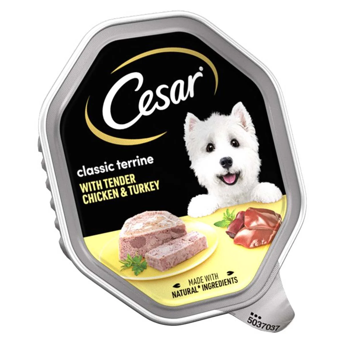 Cesar - Classic Terrine Dog Food Tray Chicken & Turkey in Loaf - 150g