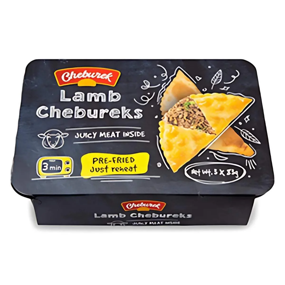 Cheburek - Lamb Chebureks - 3 x 83g