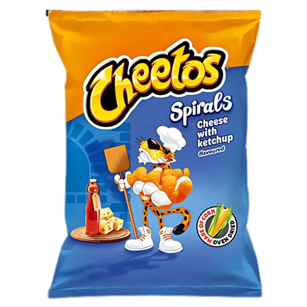 Cheetos - Potato Spirals Cheese with Ketchup Flavoured Crisps - 145g