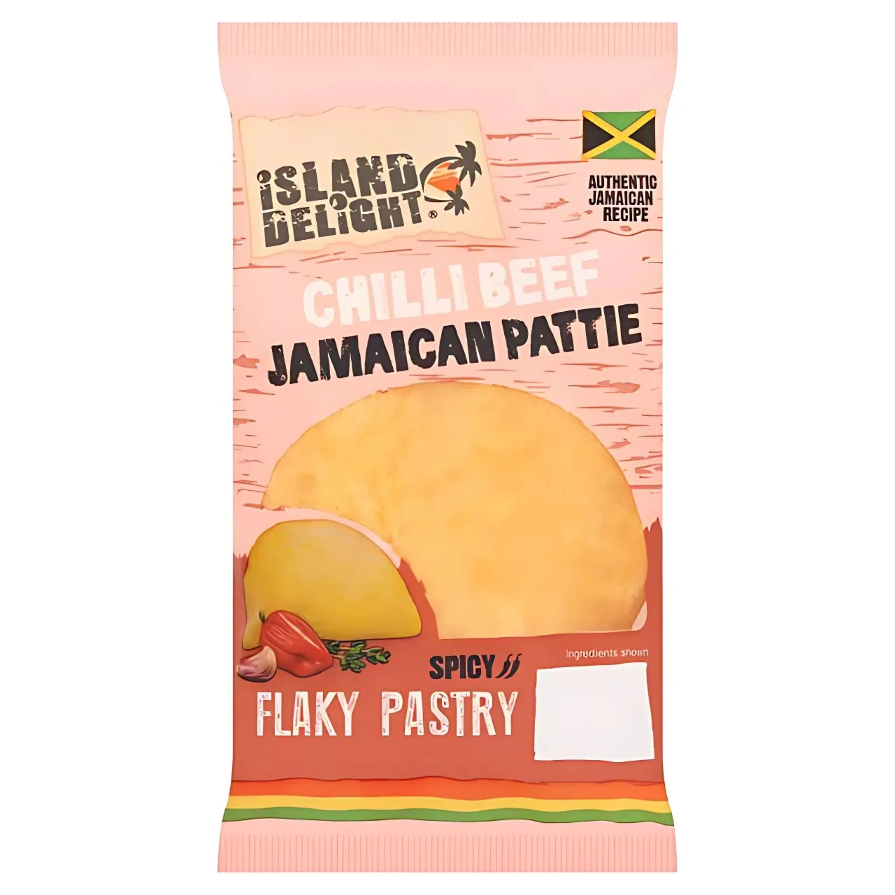 Island Delight - Chilli Beef Jamaican Pattie - 140g