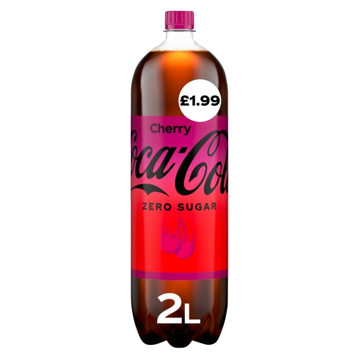 Coca Cola - Cherry Zero Sugar - 2L