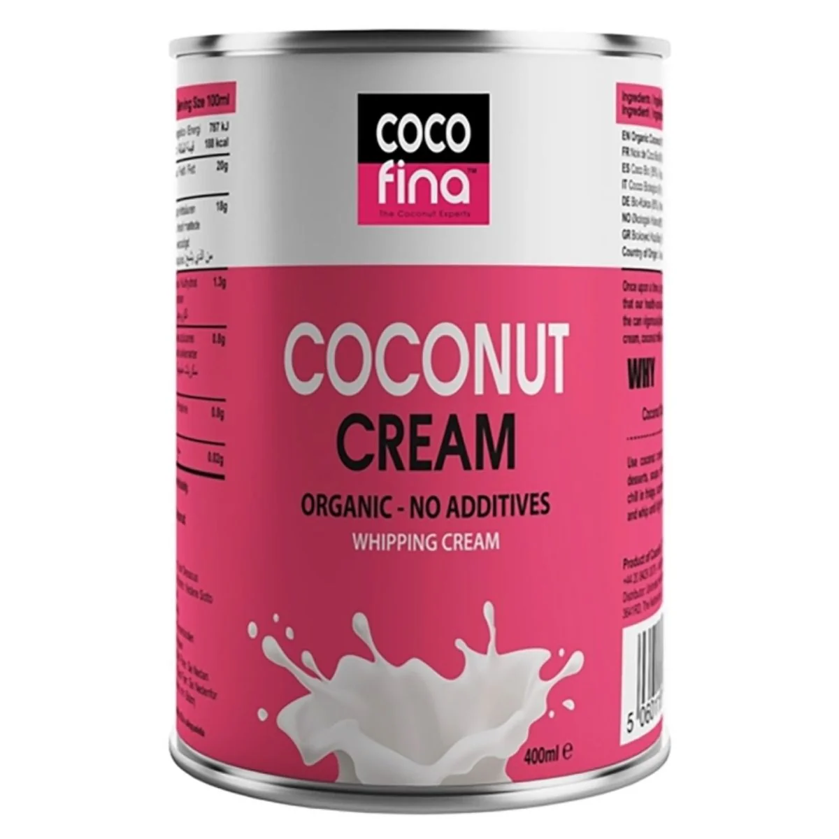 Cocofina - Organic Coconut Cream - 400ml