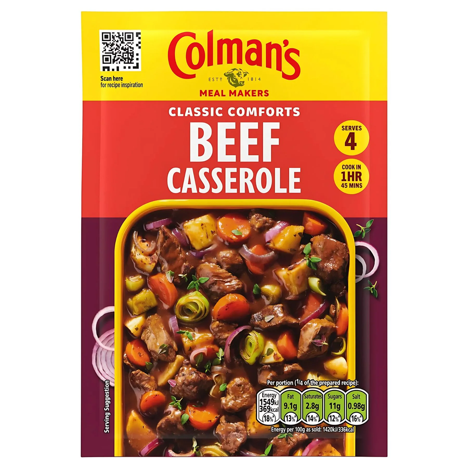 Colman's - Beef Casserole Recipe Mix - 40g