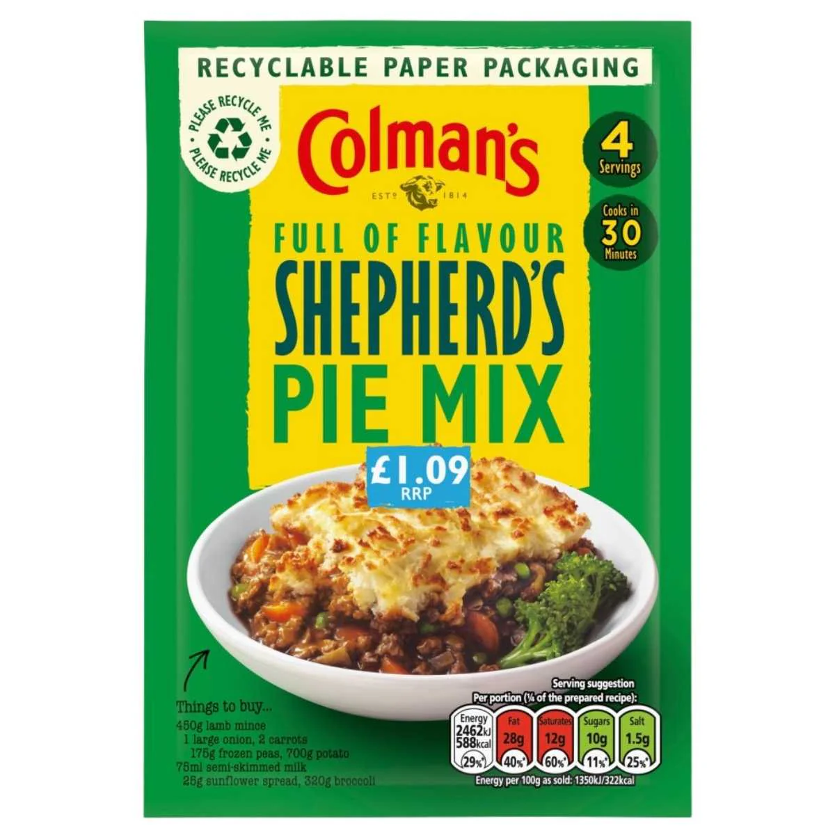 Colman's - Shepherd's Pie Mix - 50g