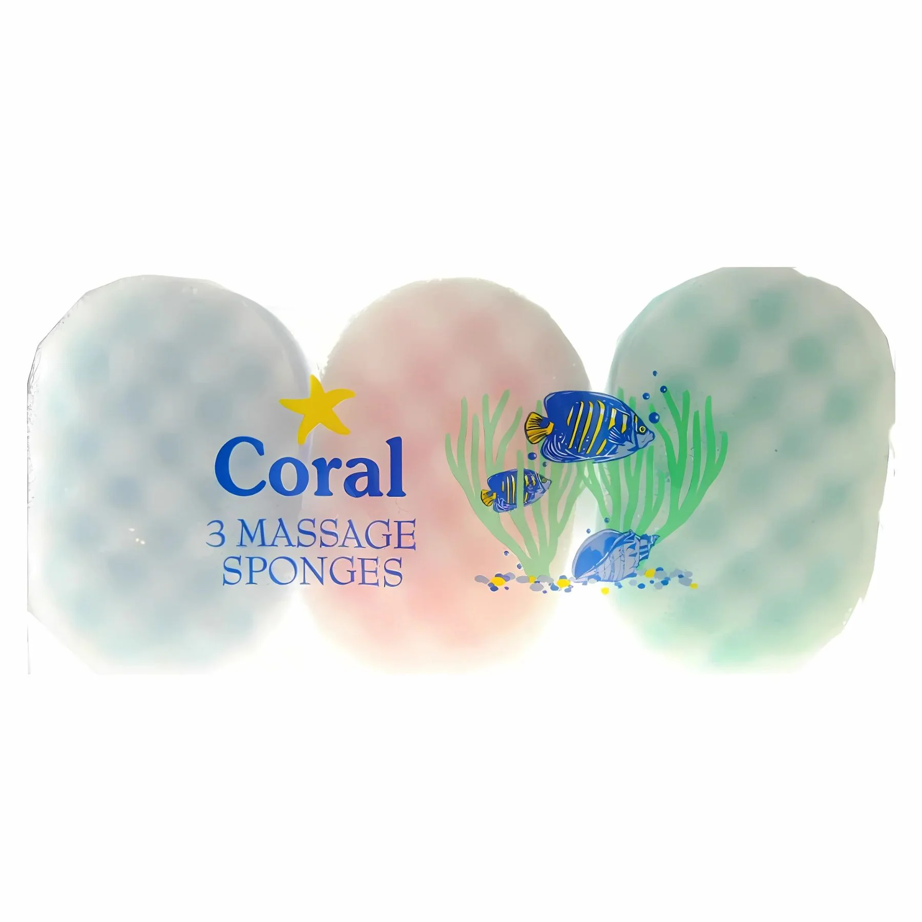 Coral - Body Sponge - 3pc