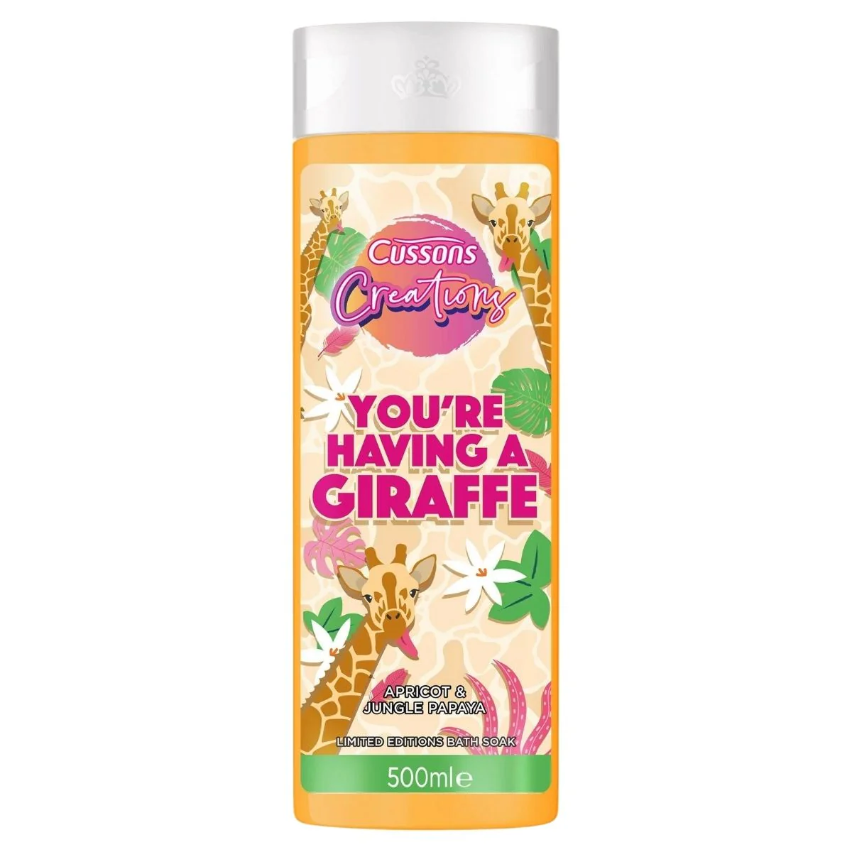Cussons - Creations Apricot & Jungle Papaya Bath Soak - 500ml