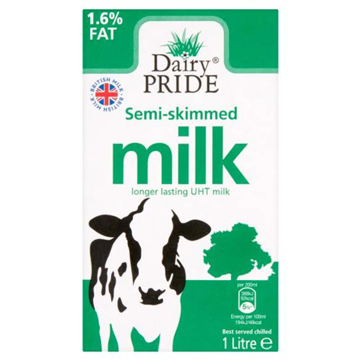 Dairy Pride - Long Life UHT Semi-Skimmed Milk - 1L
