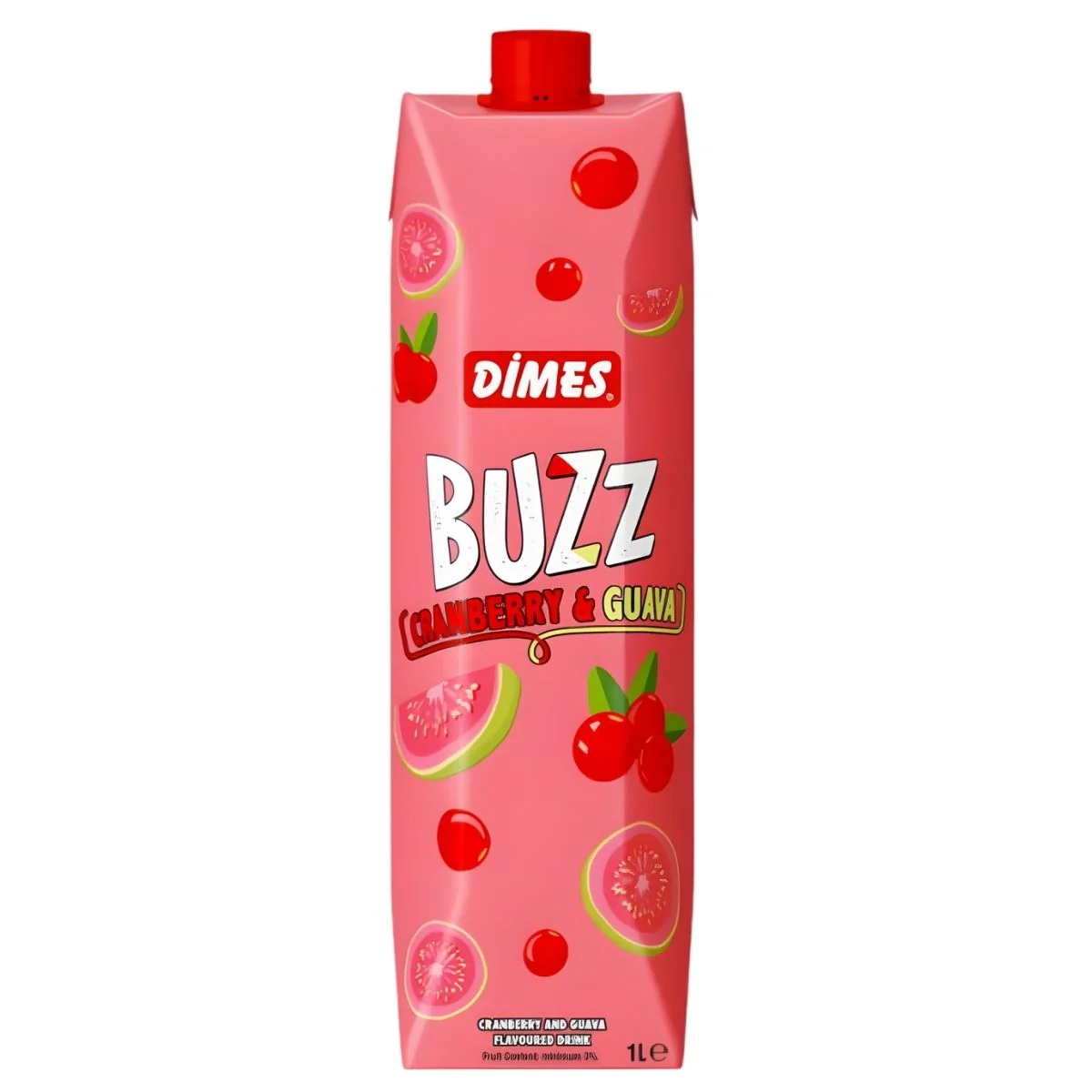 Dimes - Buzz Cranberry & Guava Flavoured Drink - 1L