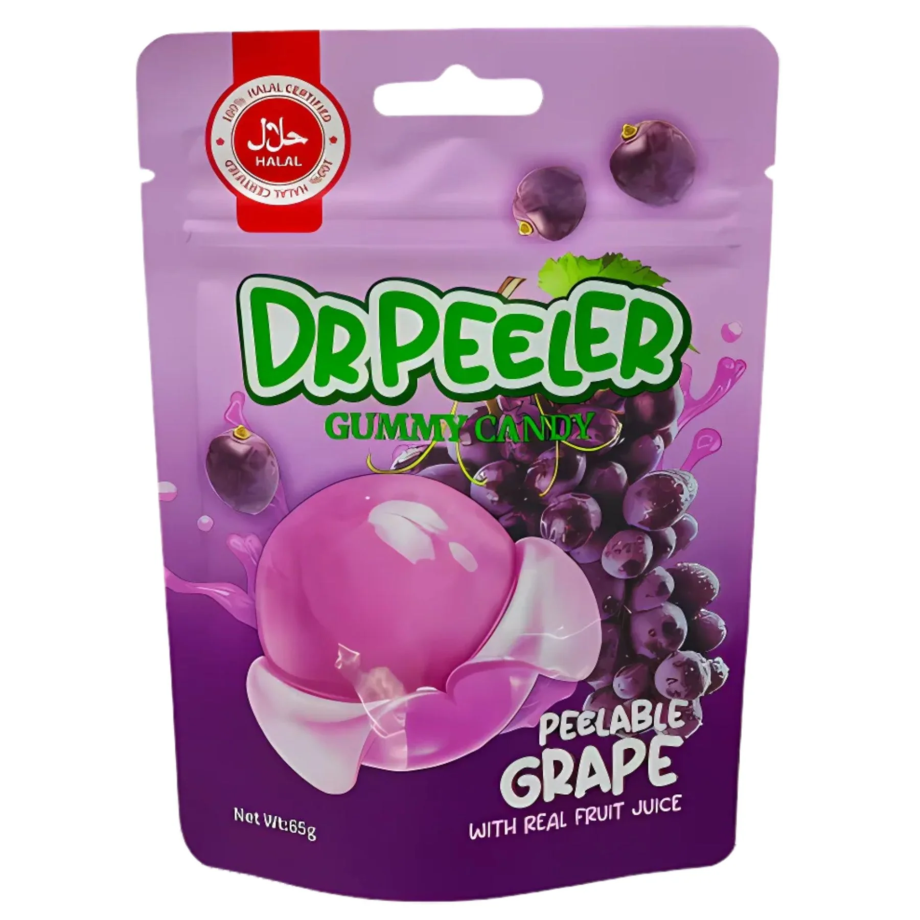 Dr Peeler - Grape Juice Gummy Candy - 65g