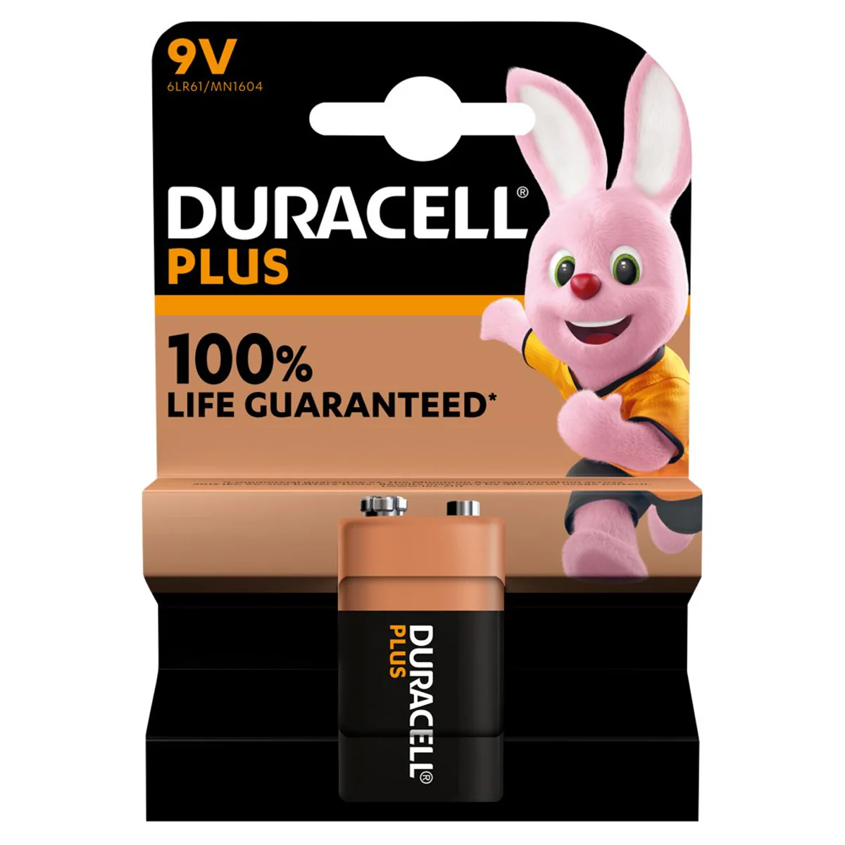 Duracell - Plus Power 9V Battery - 1 Pack