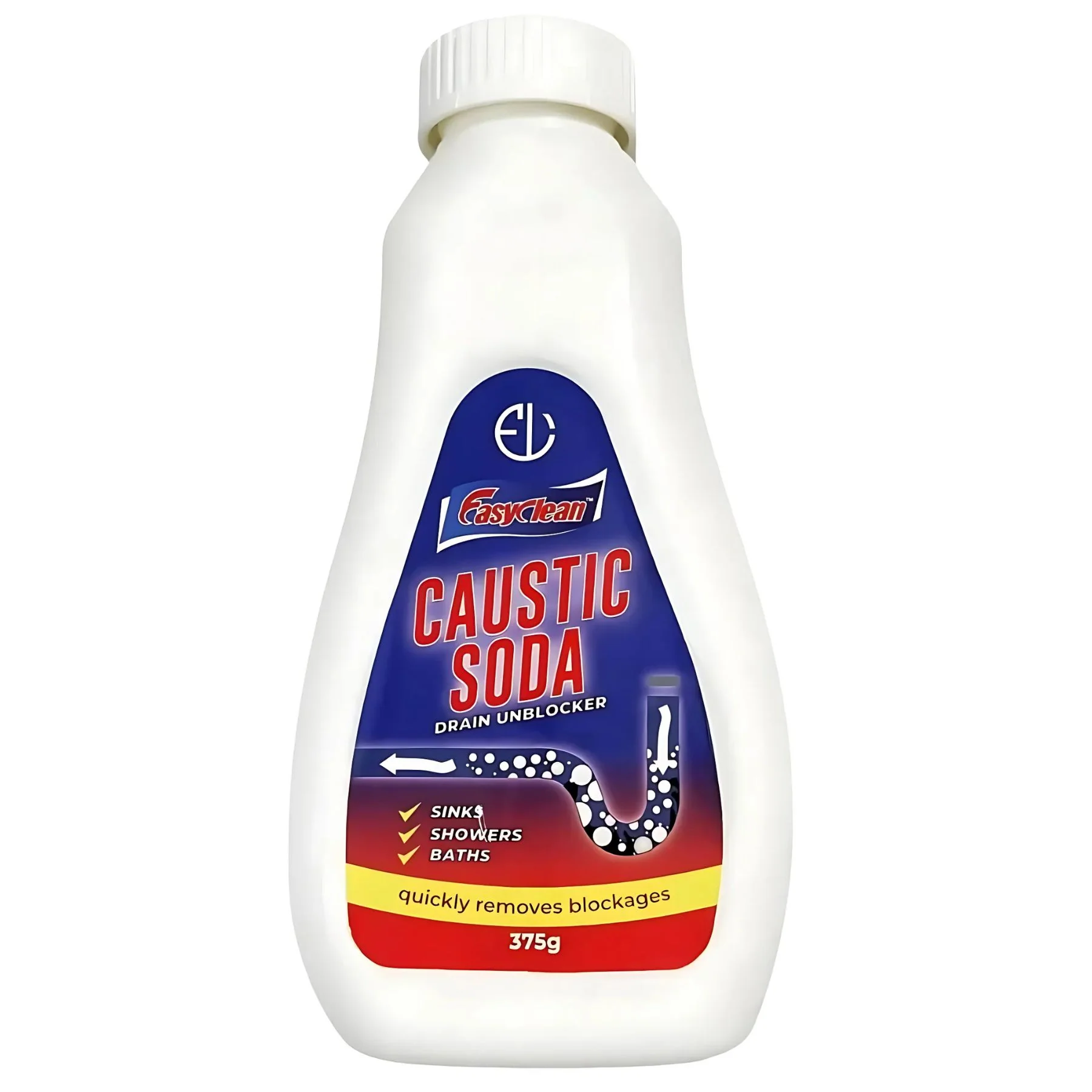 Easyclean - Caustic Soda Drain Unblocker - 375g