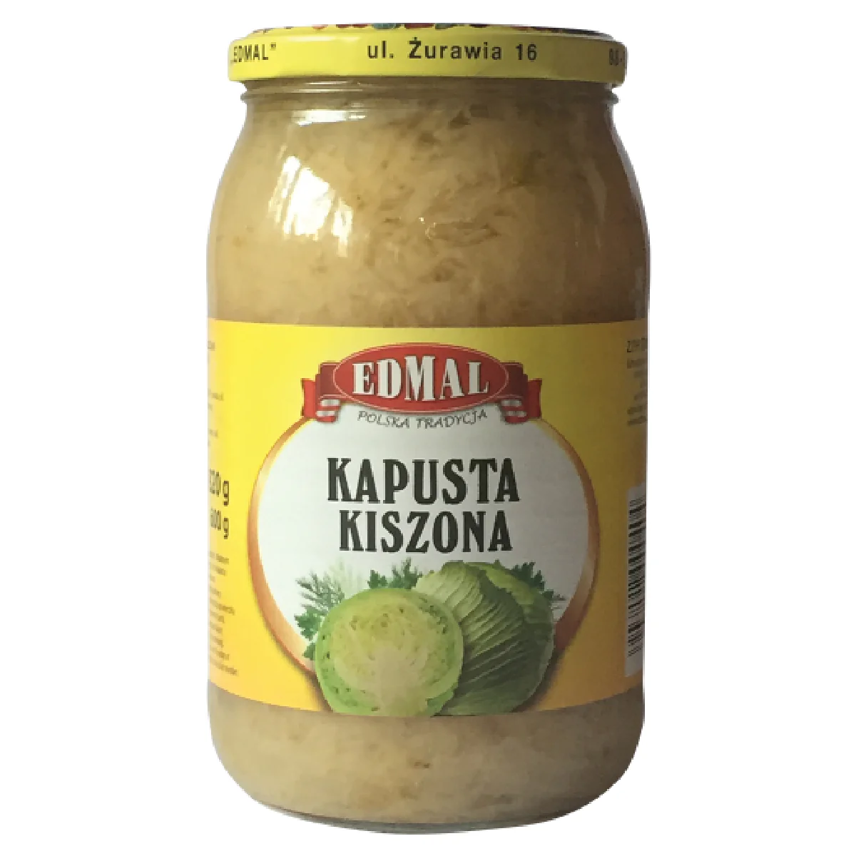 Edmal - Sauerkraut without Carrots - 900g