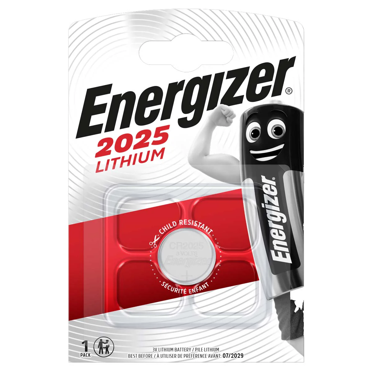 Energizer - Lithium CR2025 Battery - 1 Pack