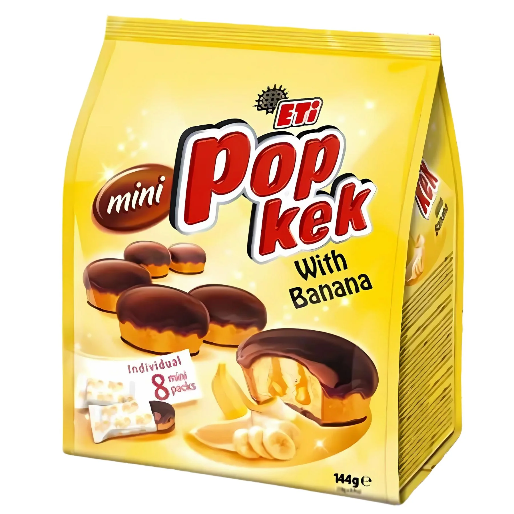 Eti - Pop Kek with Banana Mini - 144g