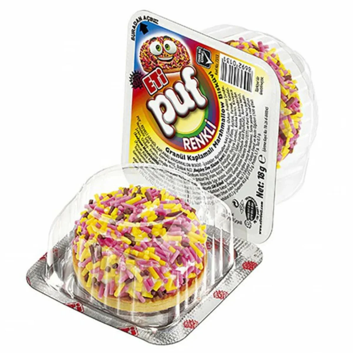Eti Puf - Rainbow Marshmallow Biscuit - 1 x 18g