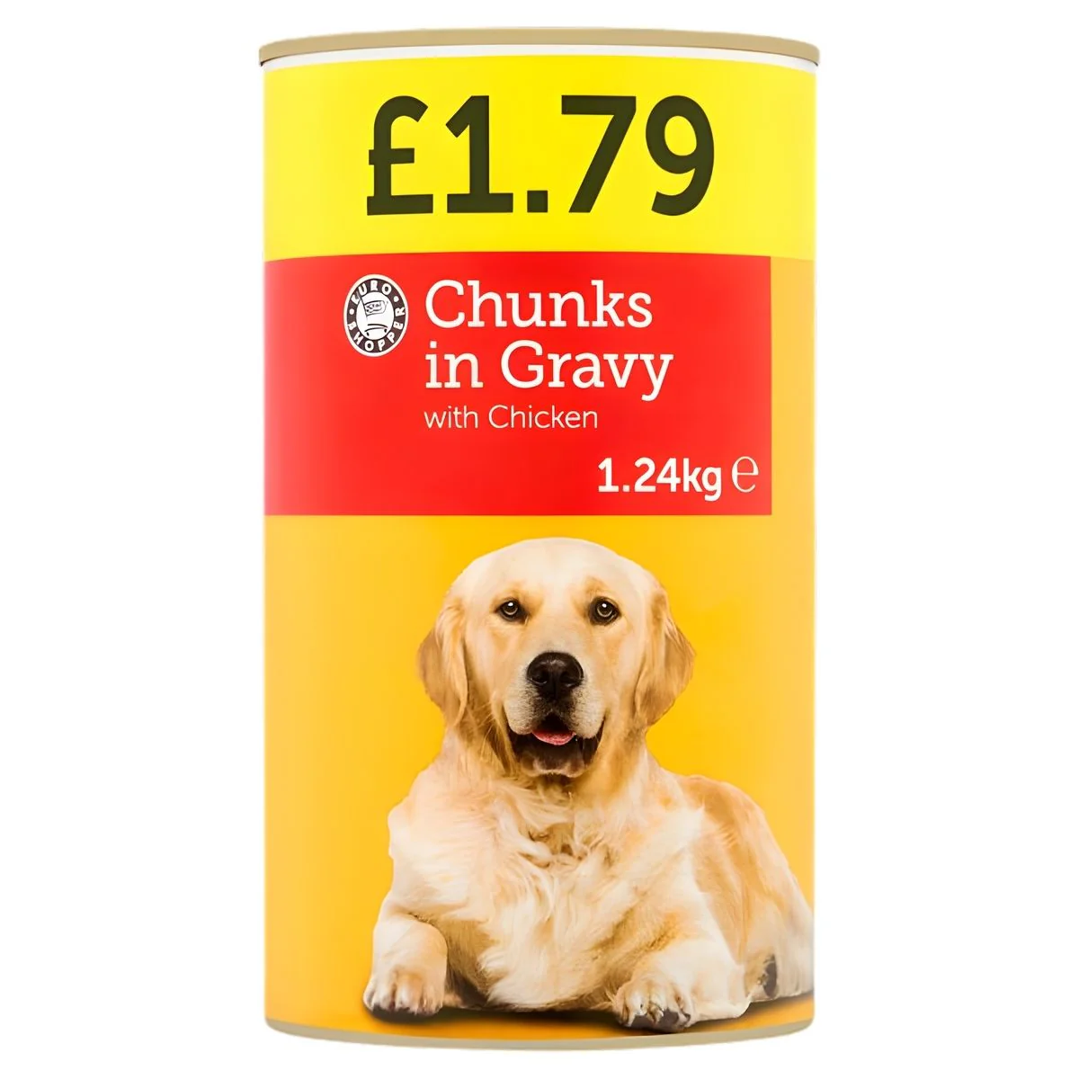 Euro Shopper - Chunks in Gravy with Chicken Dog Food - 1.24kg