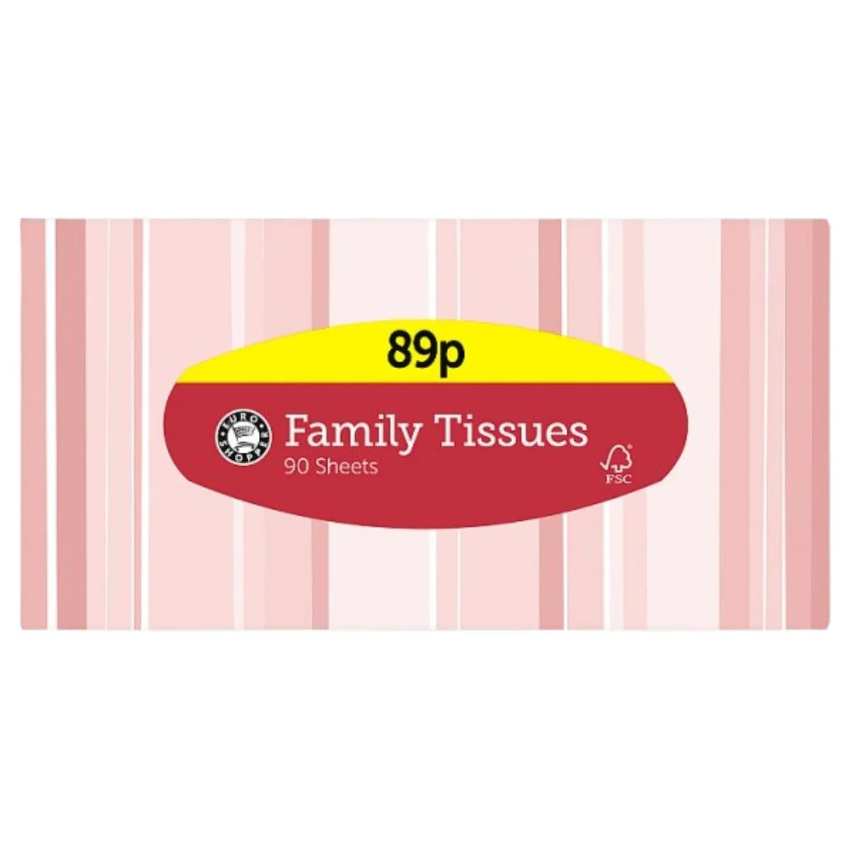 Euro Shopper - Family Tissues - 90 Sheets