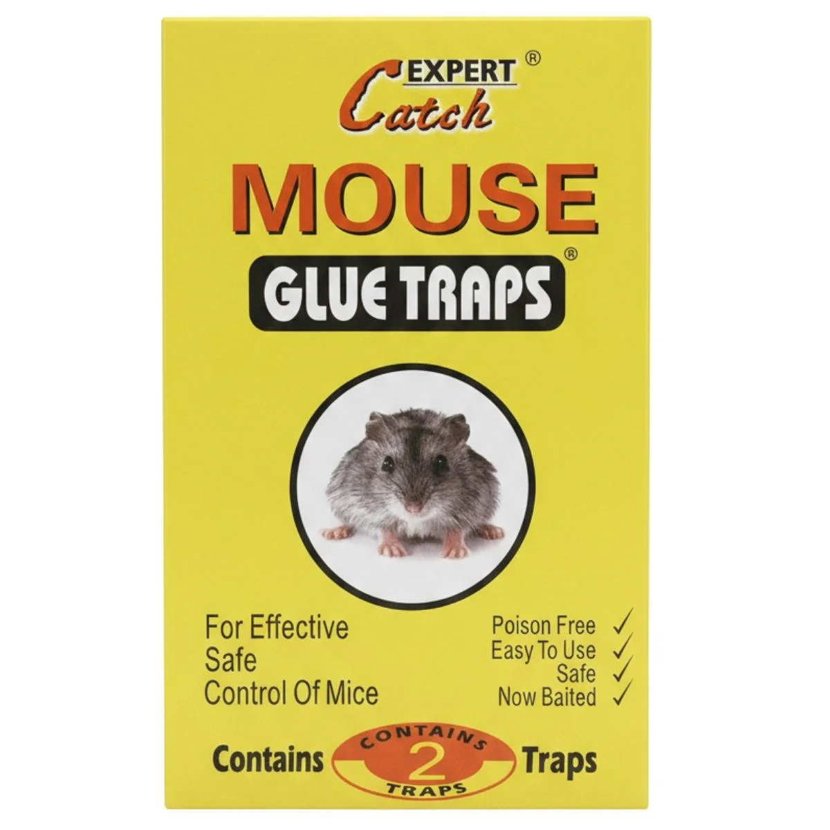 Expert Catch - Mouse Glue Traps - 2Pcs