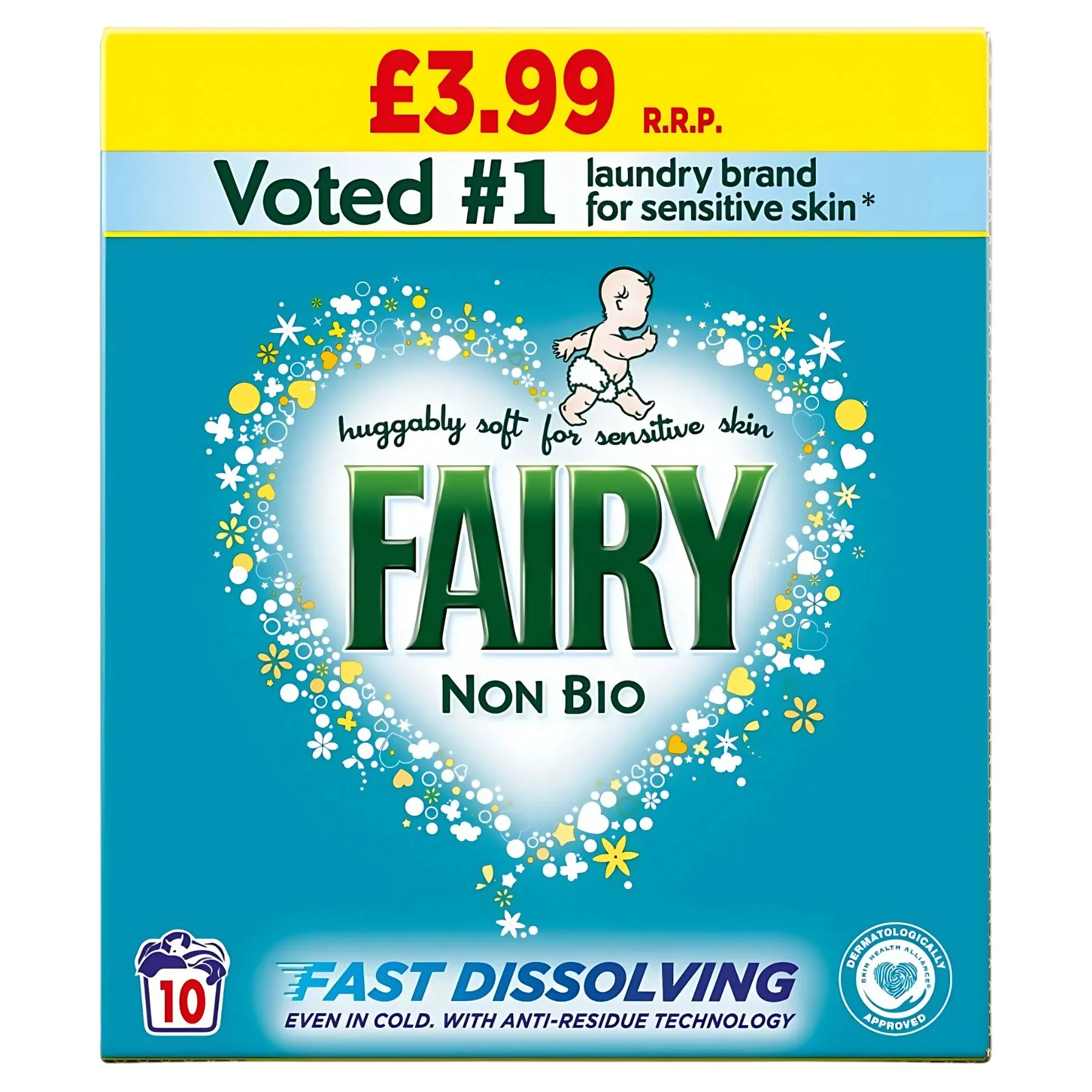 Fairy - Non Bio Detergent Powder 10 Washes - 600g