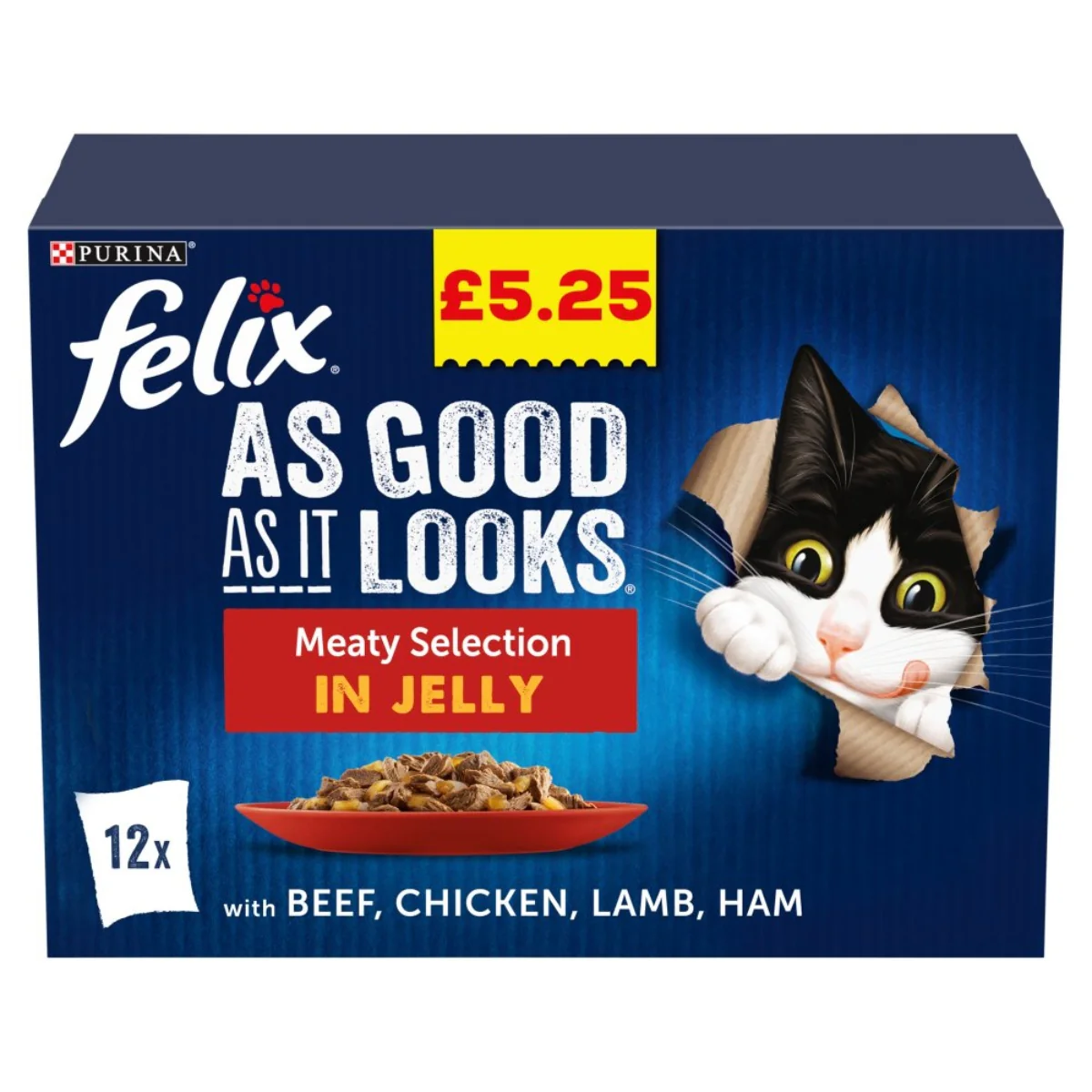 Felix - As Good As It Looks Meaty Selection in Jelly - 12 x 100g