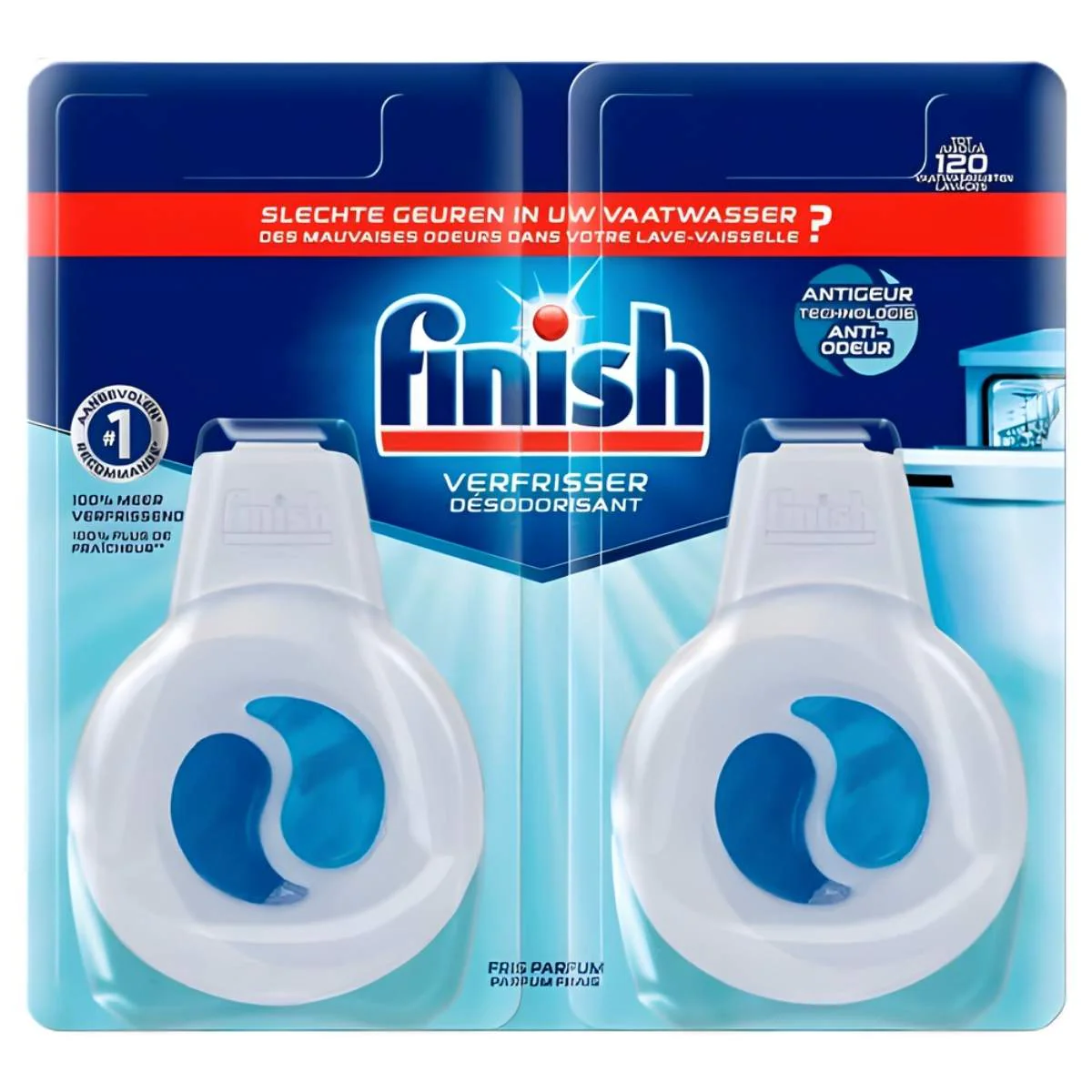 Finish - Dishwasher Refresher Duo Pack - 2 x 4ml