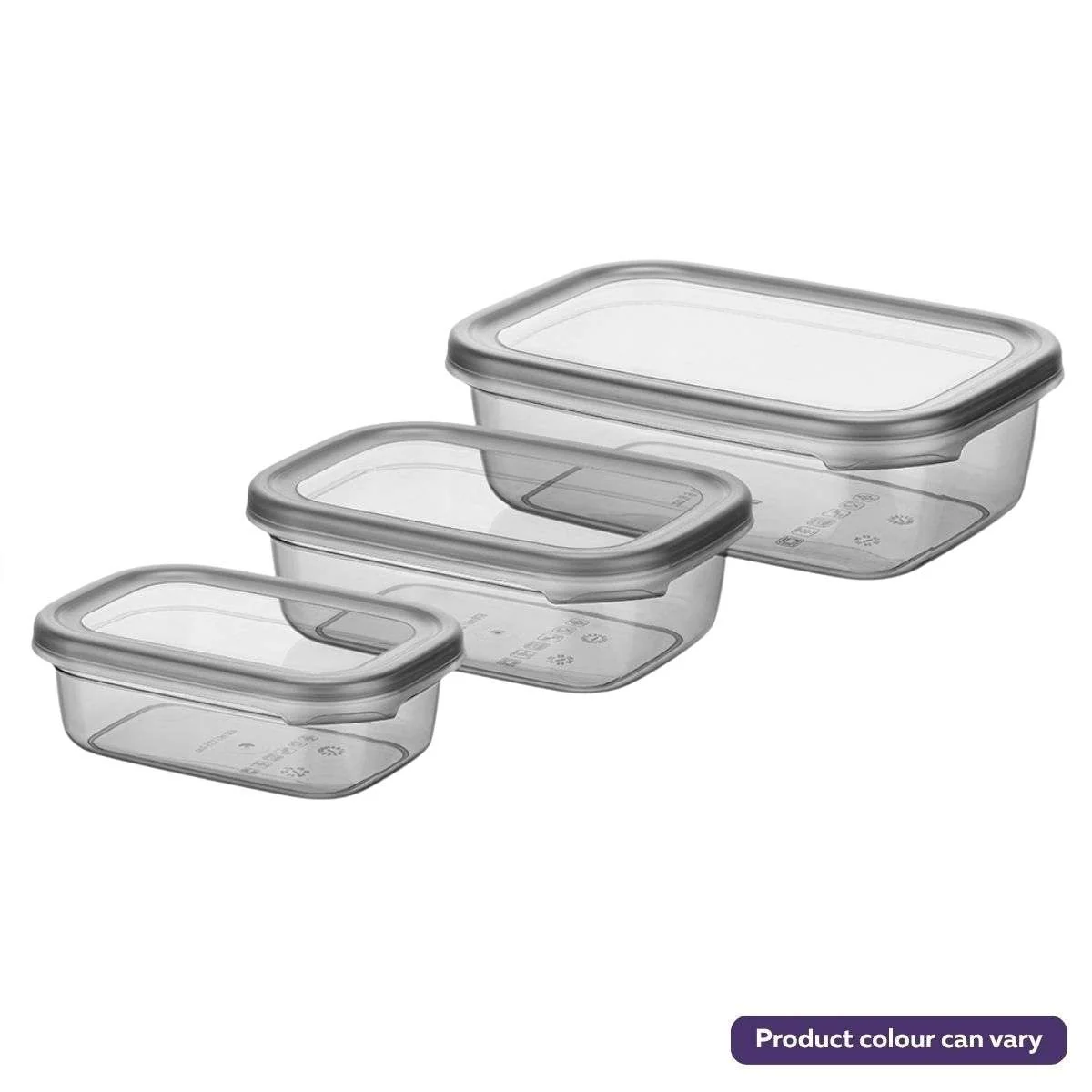 Foly Life - Peggy Shallow Storage Container Set - 3Pcs