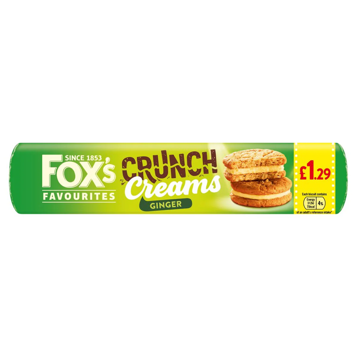 Fox - Favourites Crunch Creams Ginger - 200g
