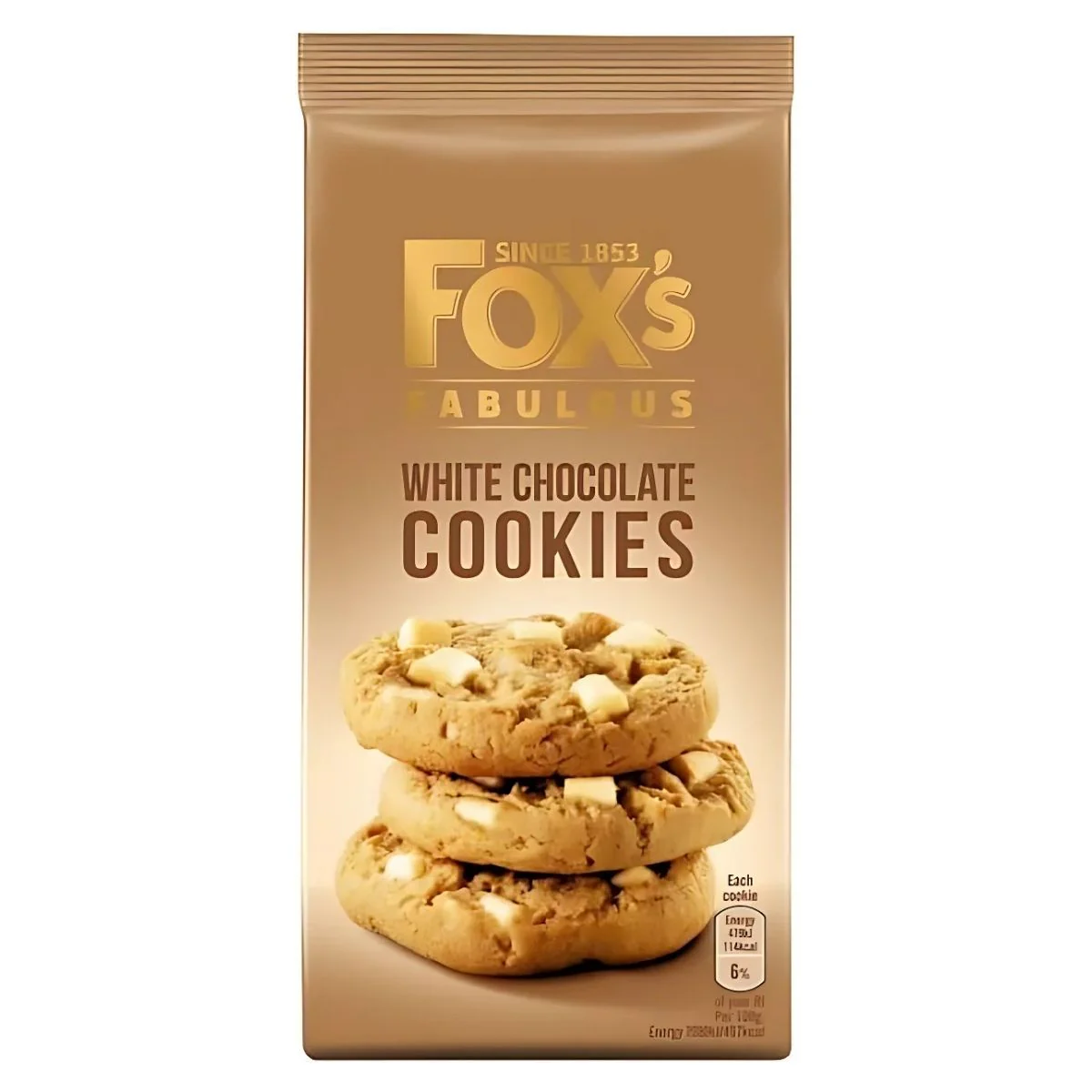 Fox's - Fabulous White Chocolate Cookies - 180g