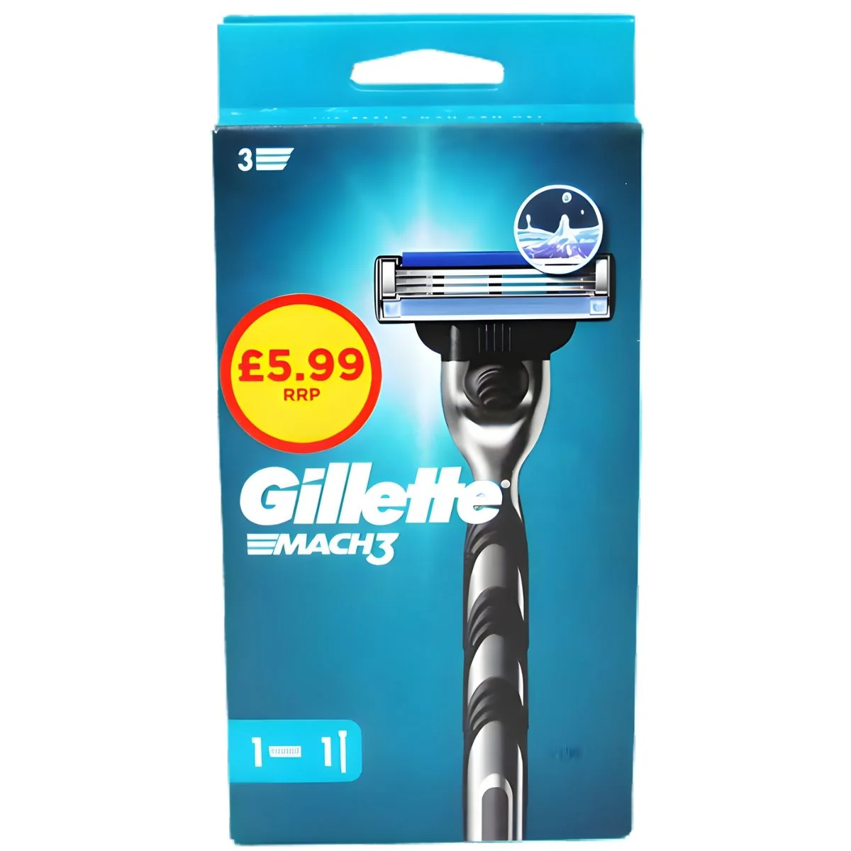 Gillette - Mach 3 Razor - 1pcs