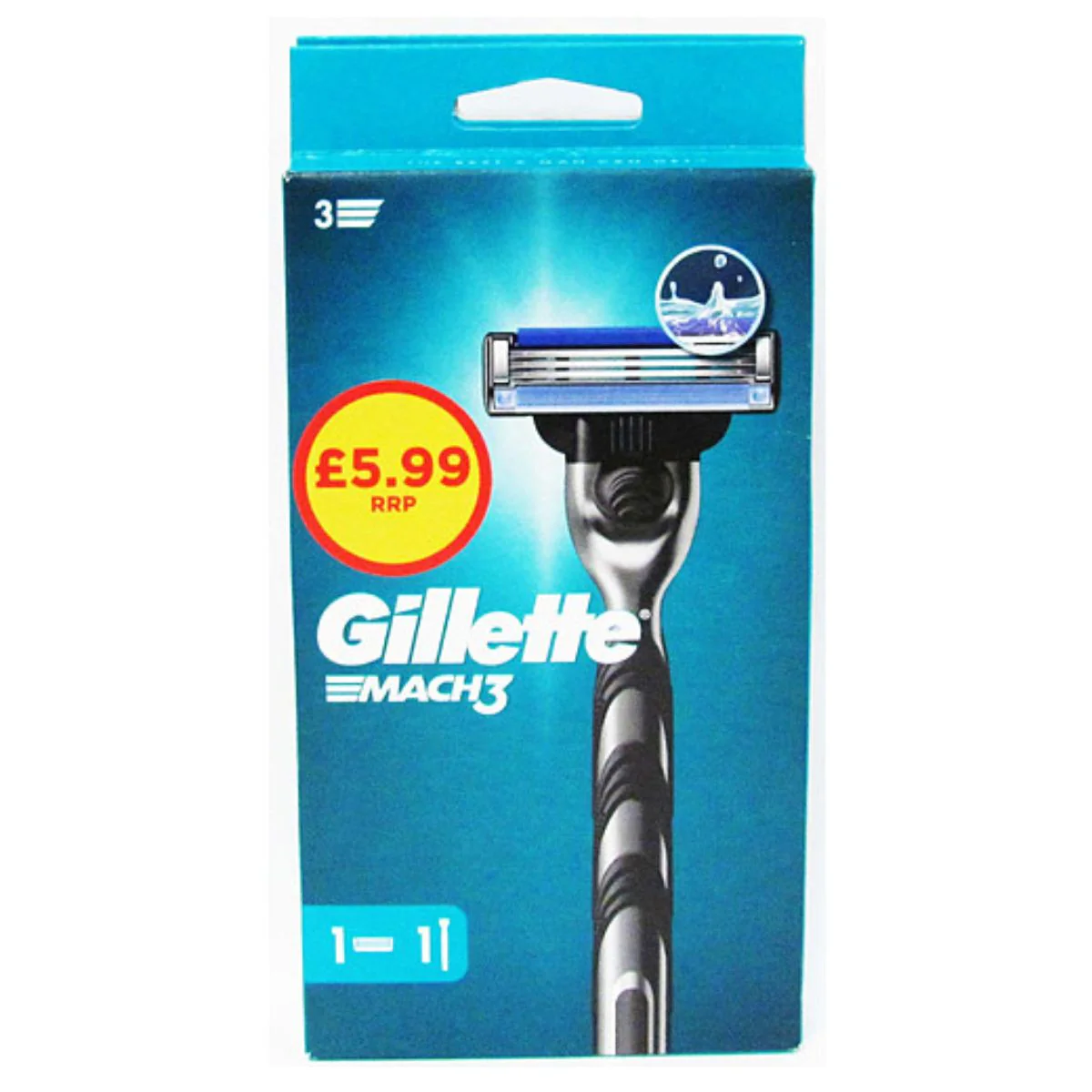Gillette - Mach 3 Razor - 1pcs