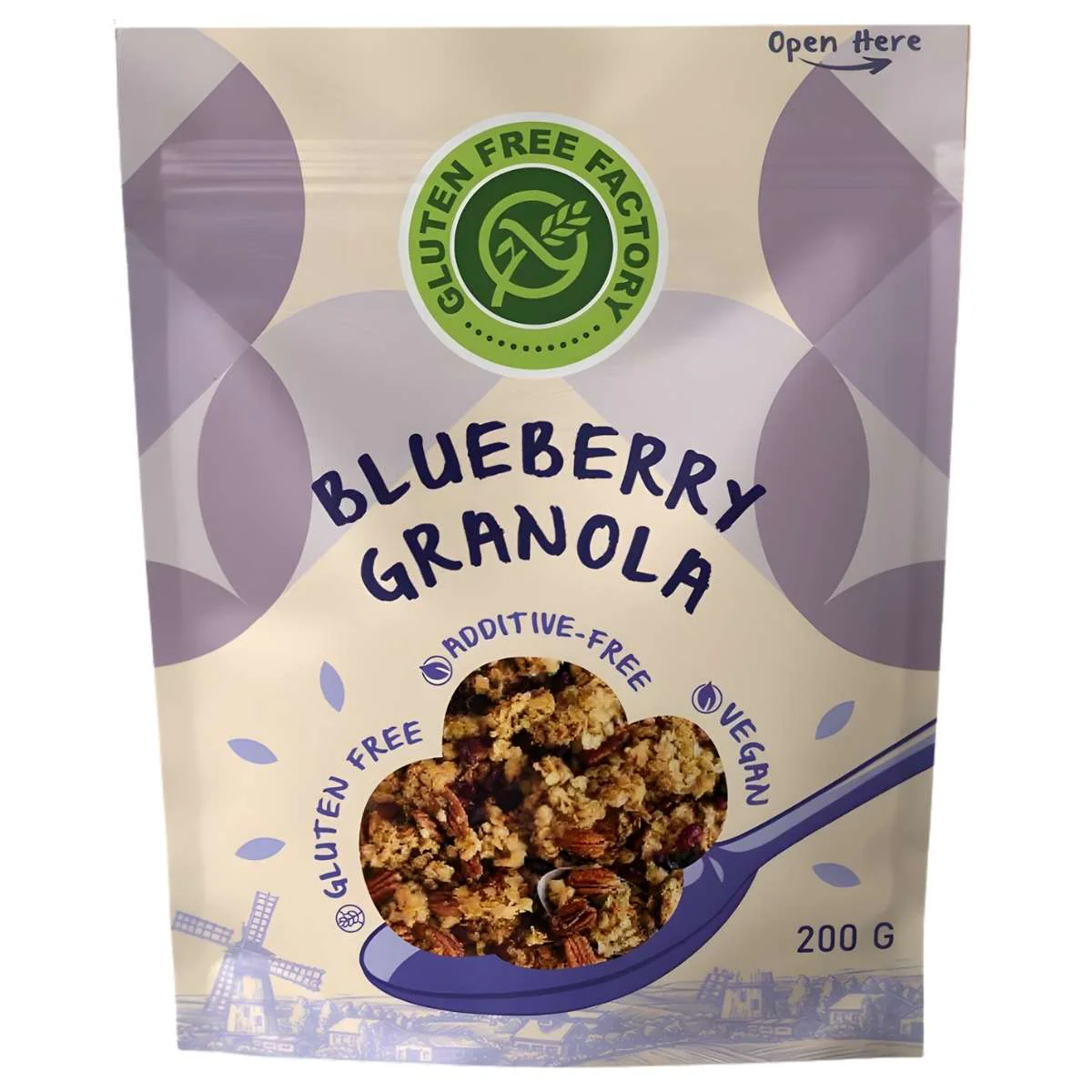 Gluten Free Factory - Blueberry Granola - 200g