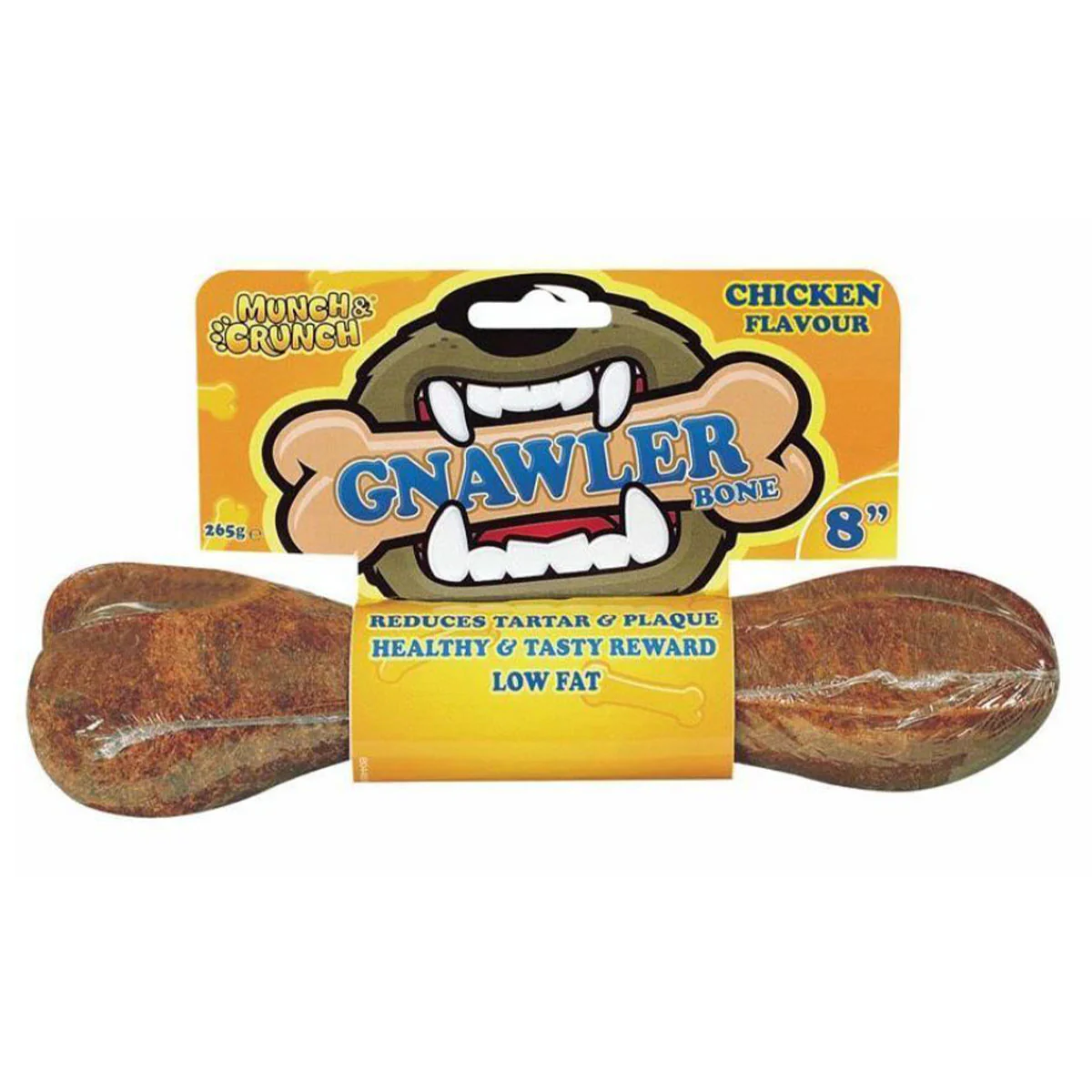 Munch & Crunch - 8" Gnawler Bone Chicken Flavour - 265g