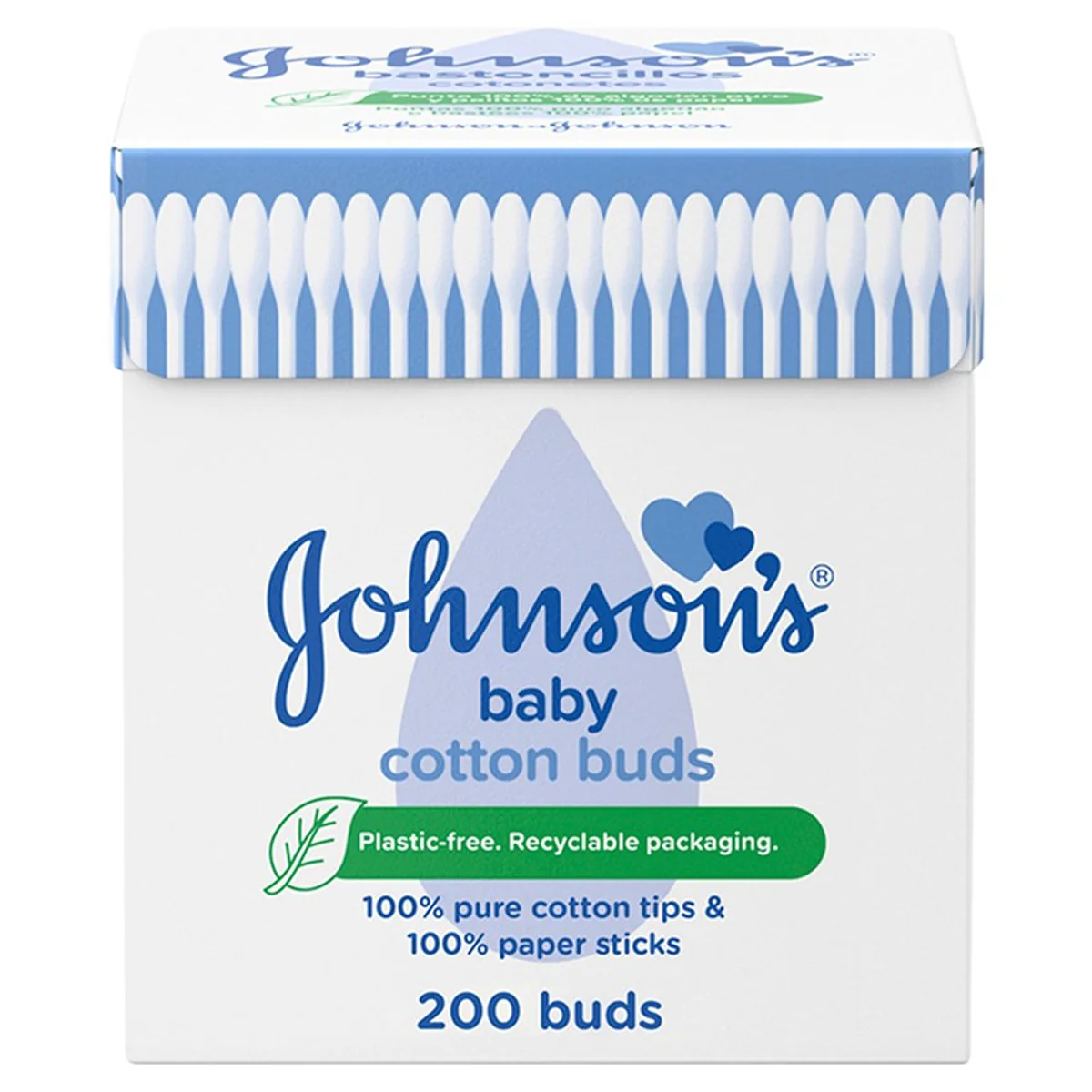 Johnsons - Baby Cotton Buds - 200 Pieces