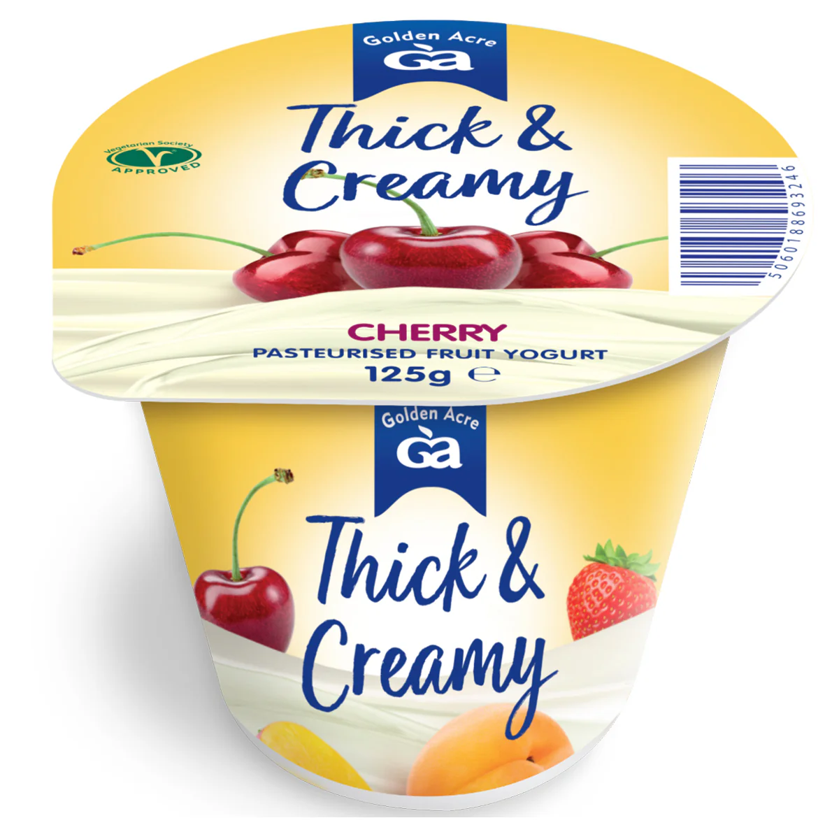 Golden Acre - Thick & Creamy Cherry Yoghurt - 125g