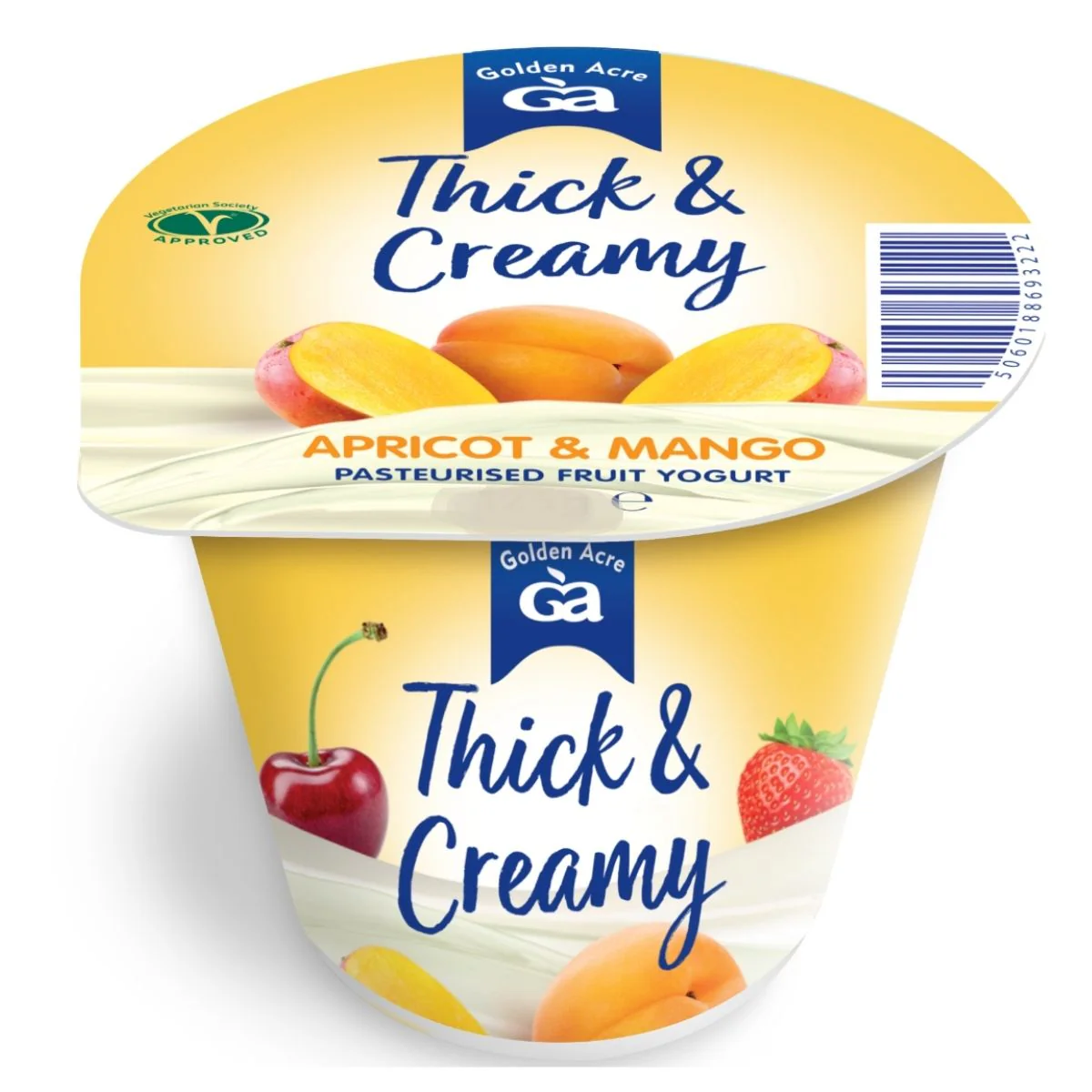 Golden Acre - Thick & Creamy Yogurt Apricot & Mango - 125g