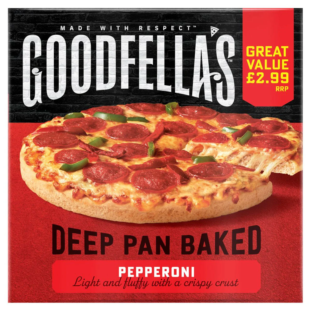 Goodfellas - Deep Pan Baked Pepperoni - 411g