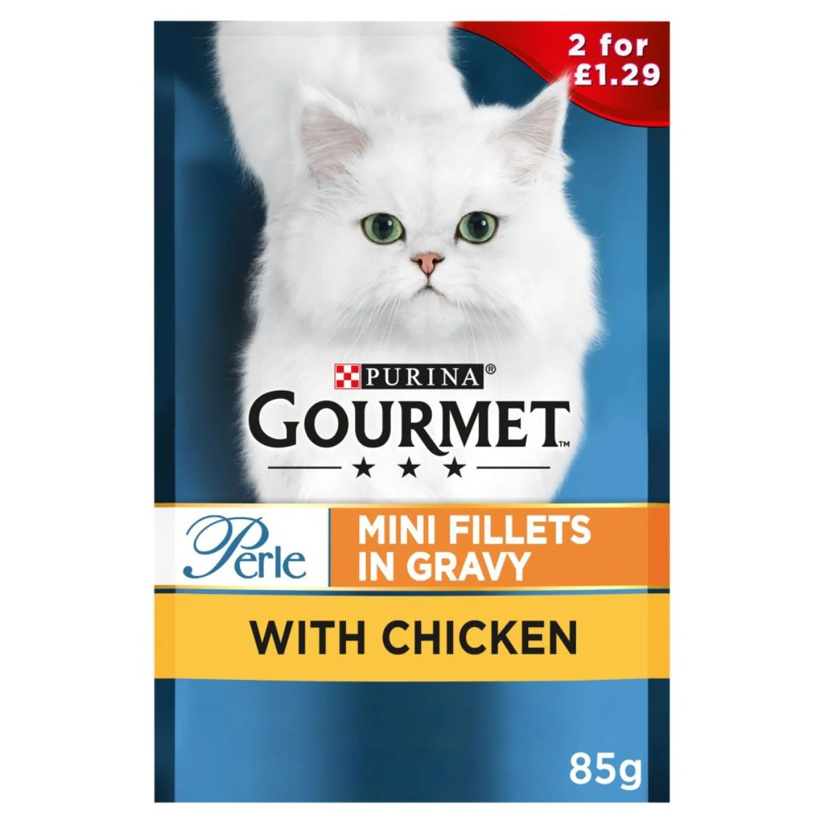Gourmet - Mini Fillet in Gravy with Chicken - 85g