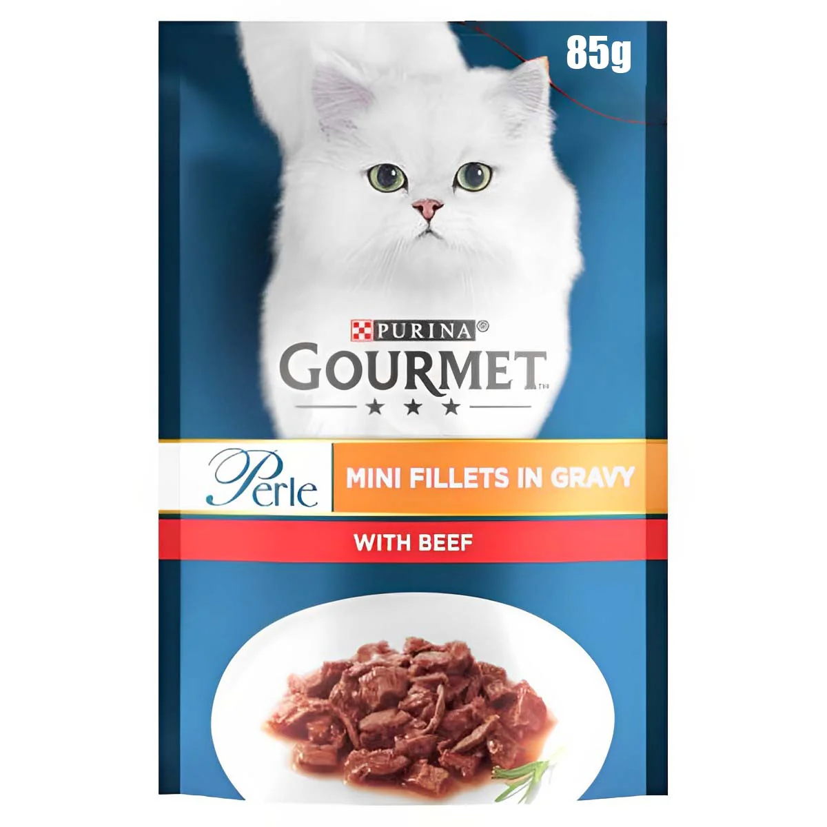 Gourmet - Mini Fillets in Gravy with Beef - 85g