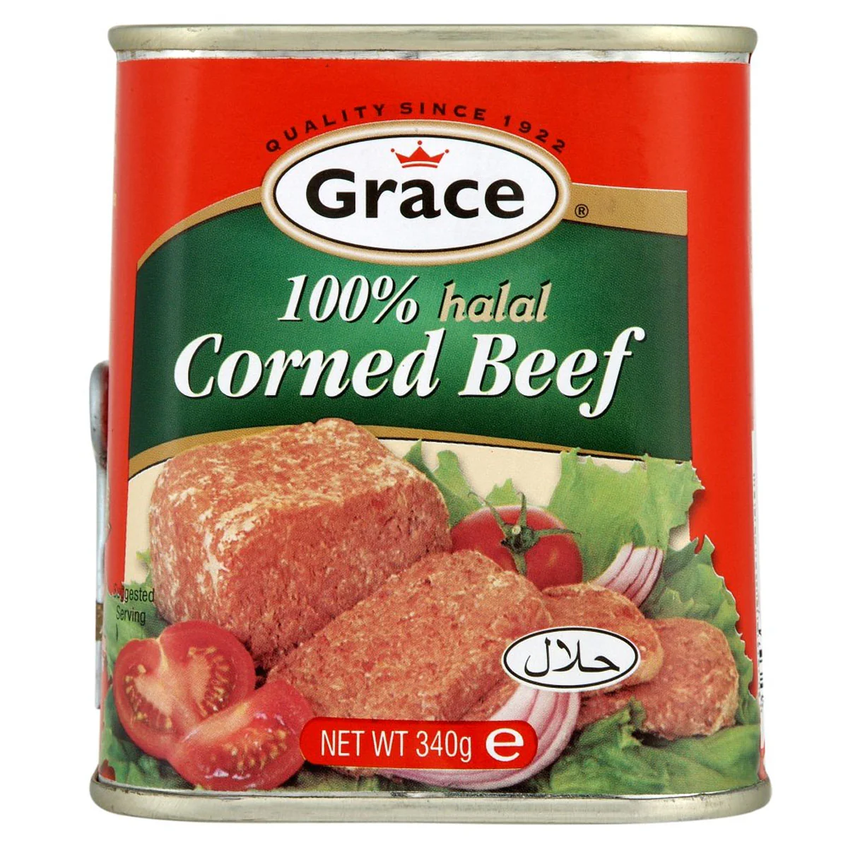 Grace - 100% Halal Corned Beef - 340g