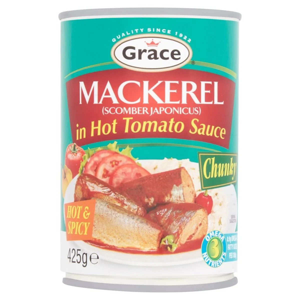 Grace - Mackerel in Hot Tomato Sauce - 425g