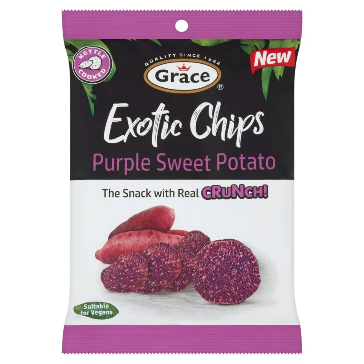Grace - Purple Sweet Potato Flavour Exotic Chips - 75g