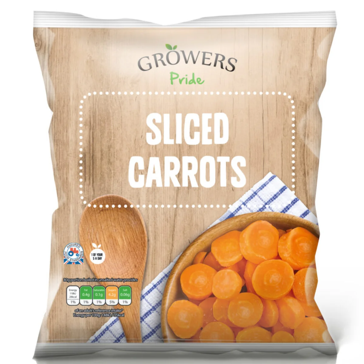 Growers Pride - Sliced Carrots - 450g