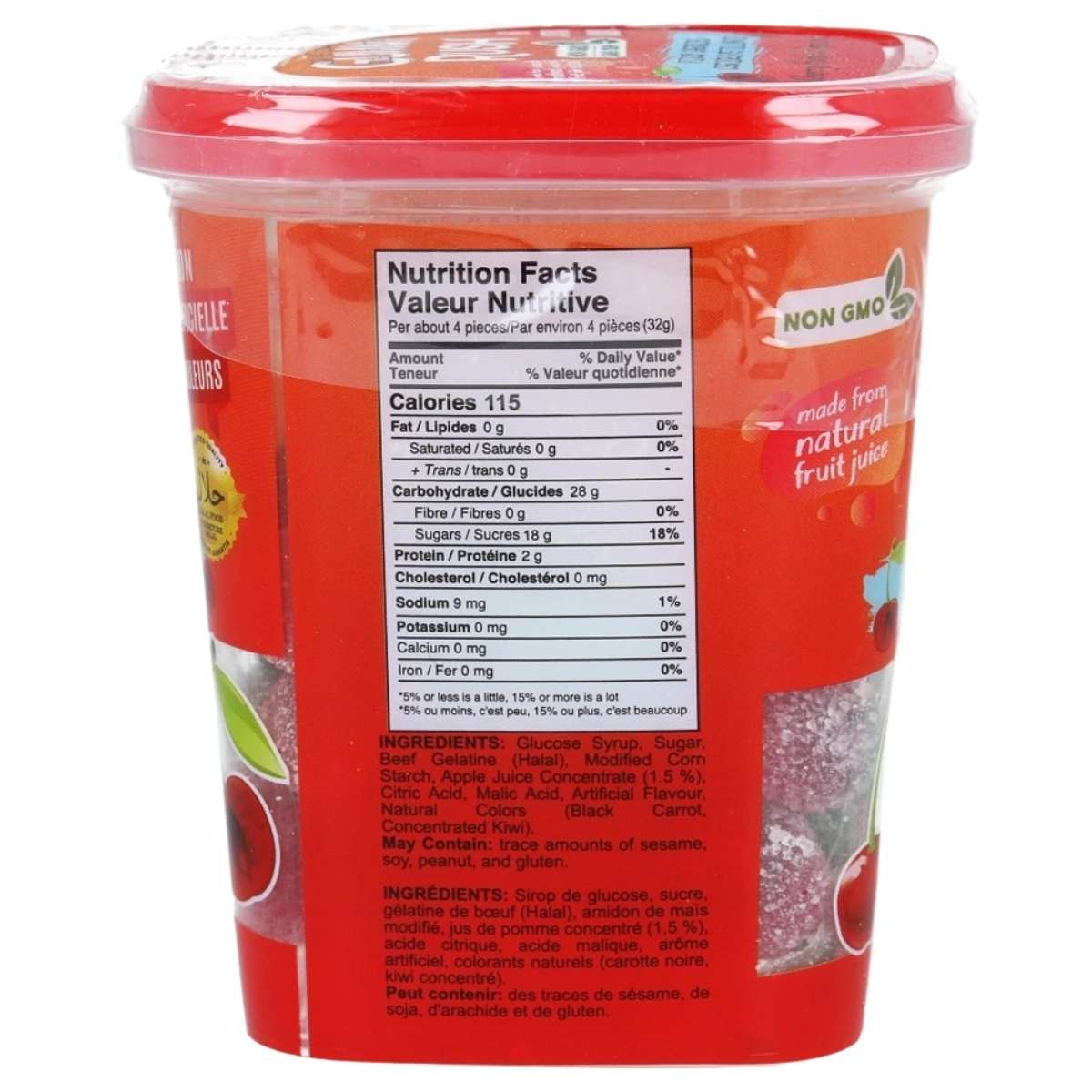 Gummy Rush - Fizzy Cherries Tub (Halal) - 150g - Image 2